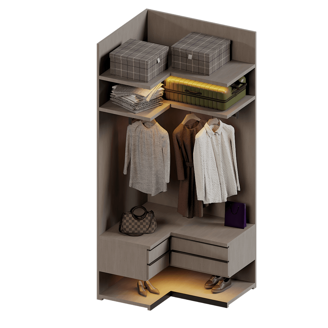 Módulo de canto - Closet